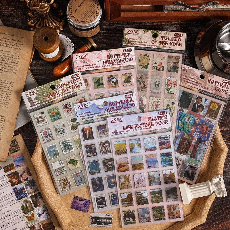 1074 Sticker Fog Winter Berlin Collection - Memo Journals