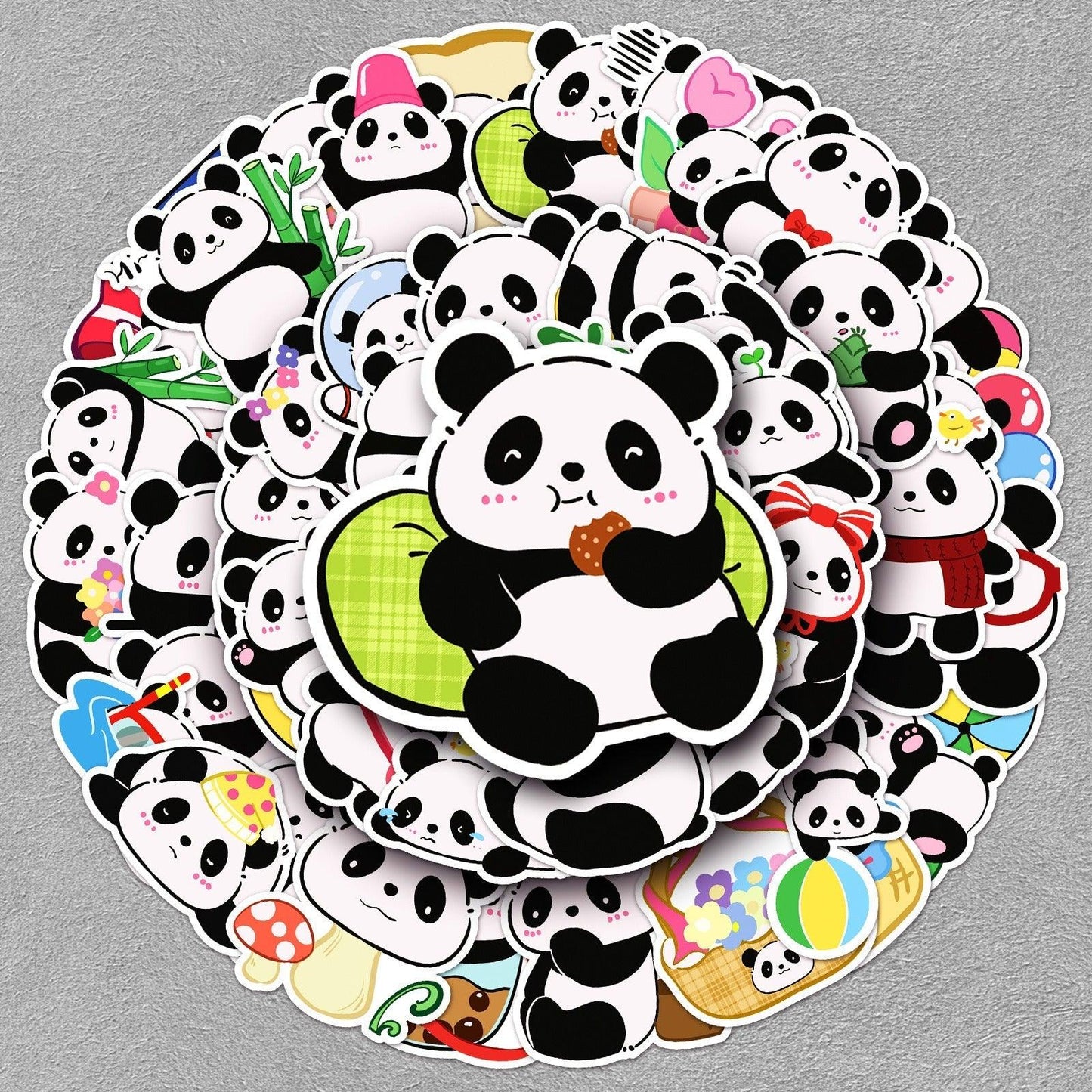 1046(50 Panda Stickers) - Memo Journals