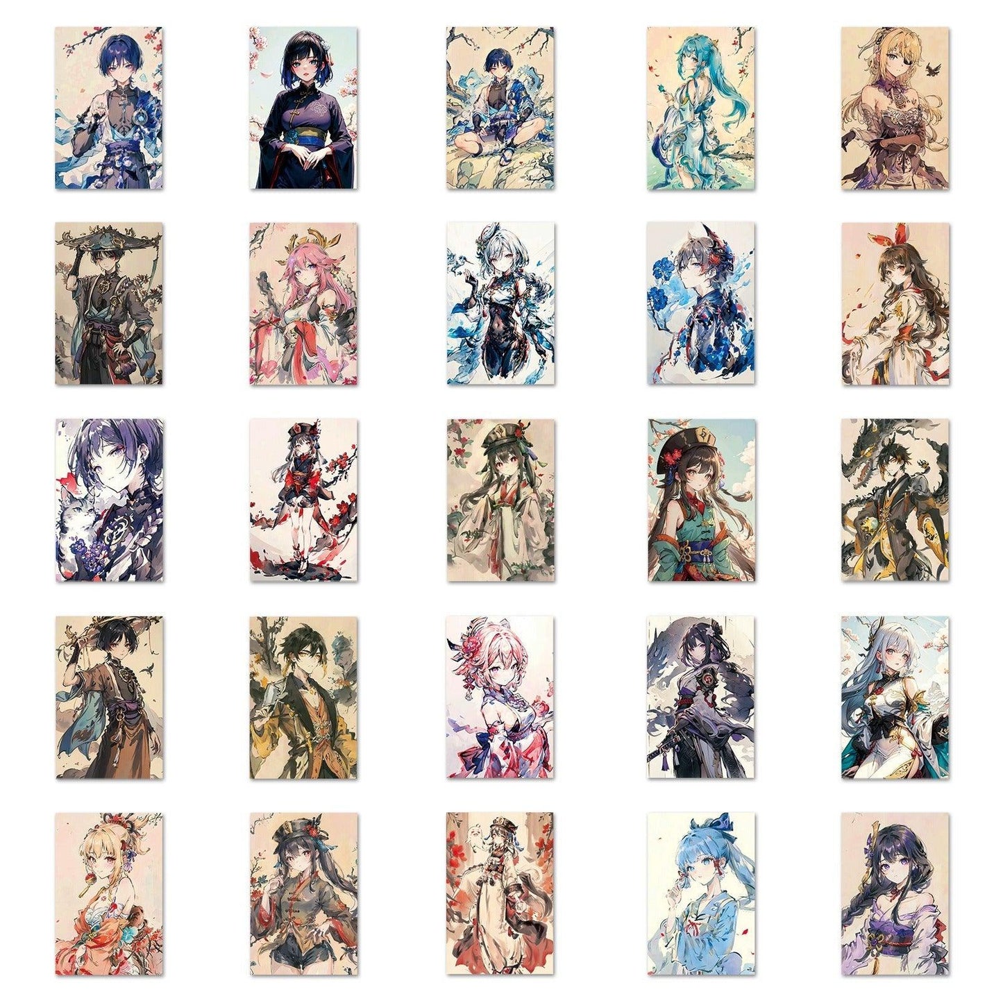 1048 (50 Game Character Stickers) - Memo Journals