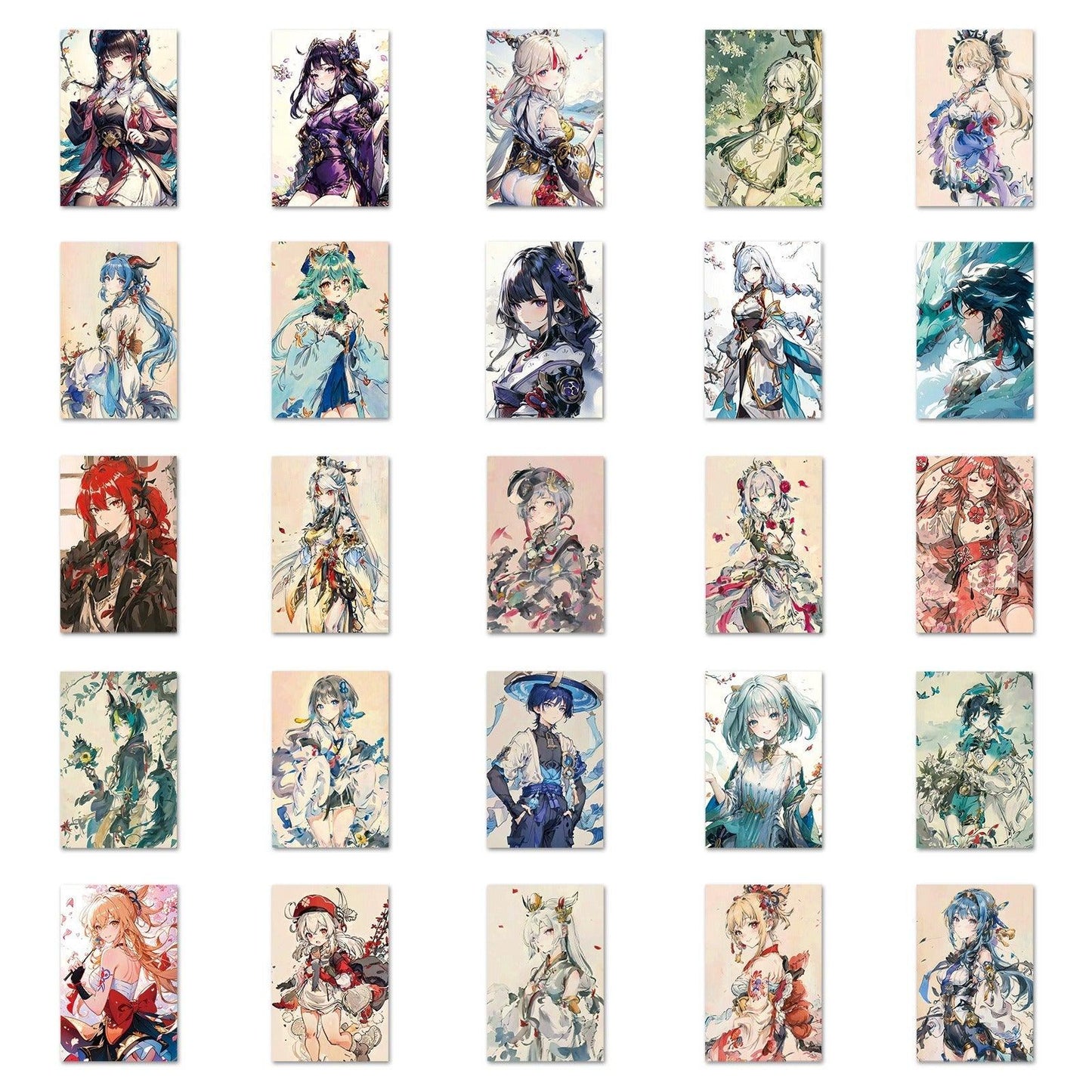 1048 (50 Game Character Stickers) - Memo Journals