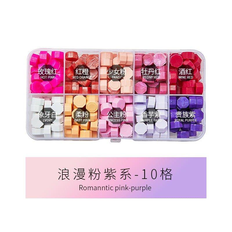 5014 (24 Colors Box Sealer Wax Sealer Stamps) - Memo Journals