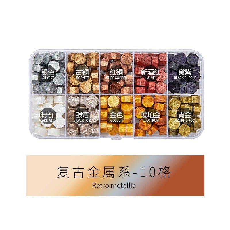 5014 (24 Colors Box Sealer Wax Sealer Stamps) - Memo Journals