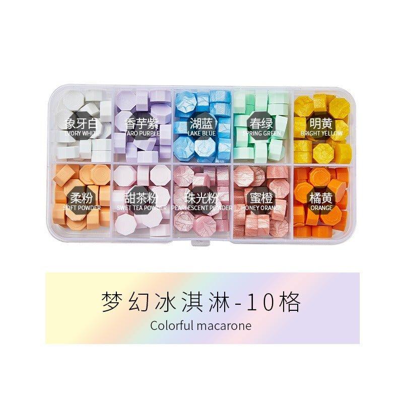 5014 (24 Colors Box Sealer Wax Sealer Stamps) - Memo Journals