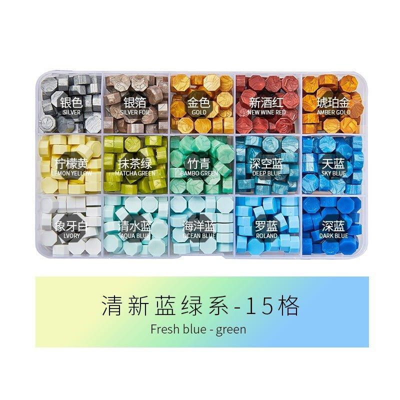 5014 (24 Colors Box Sealer Wax Sealer Stamps) - Memo Journals