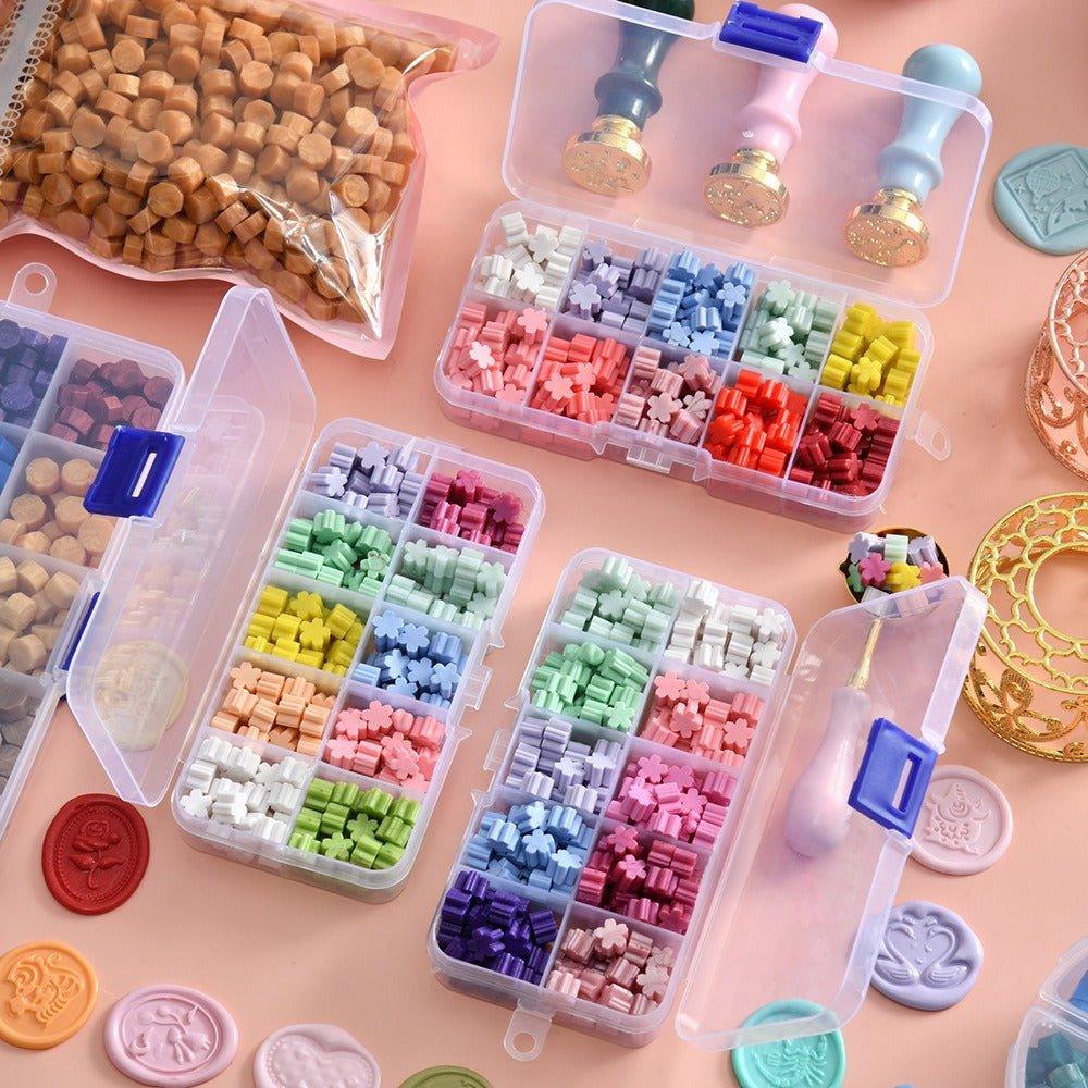 5014 (24 Colors Box Sealer Wax Sealer Stamps) - Memo Journals