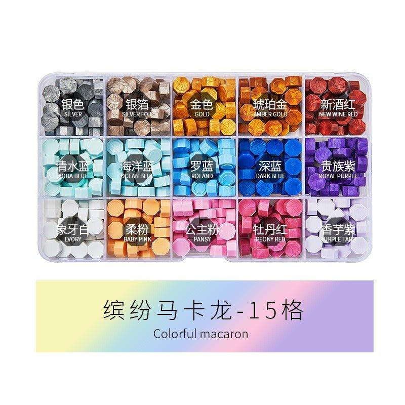 5014 (24 Colors Box Sealer Wax Sealer Stamps) - Memo Journals