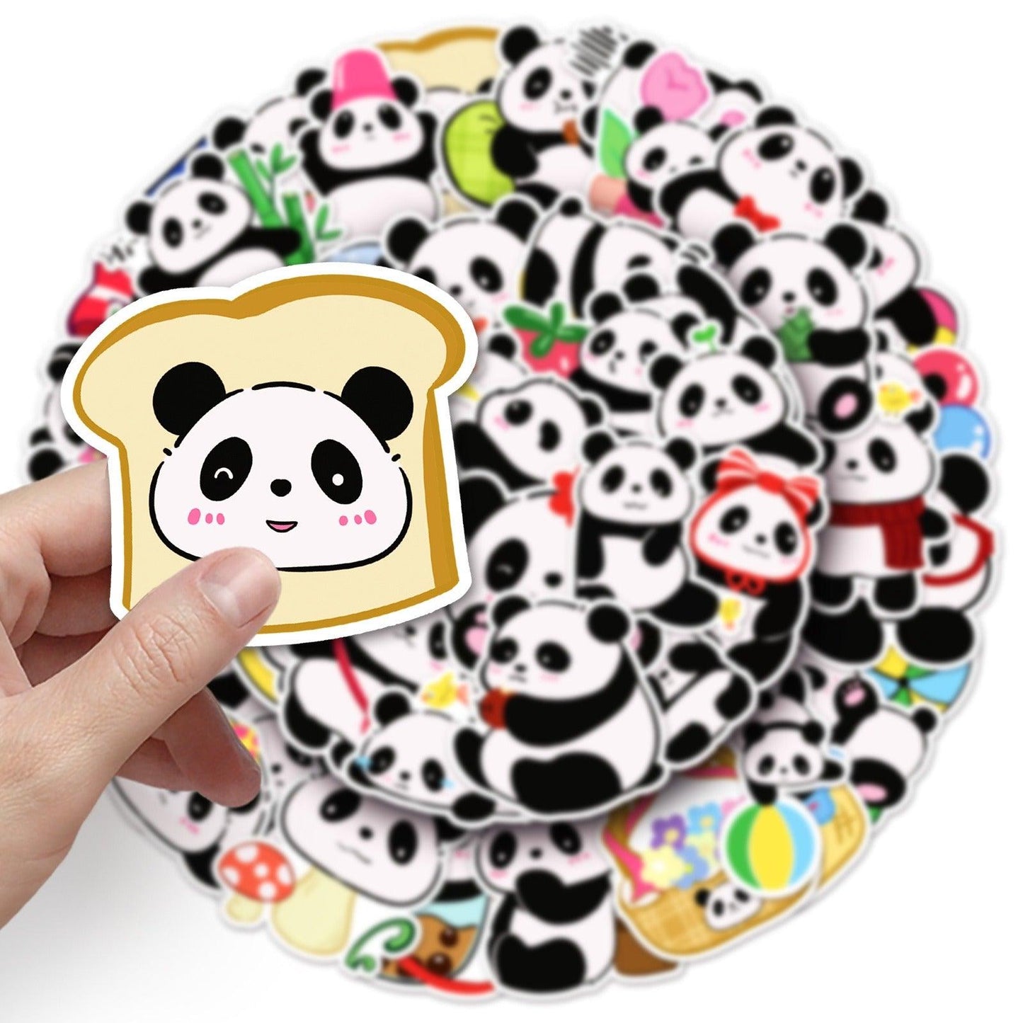 1046(50 Panda Stickers) - Memo Journals