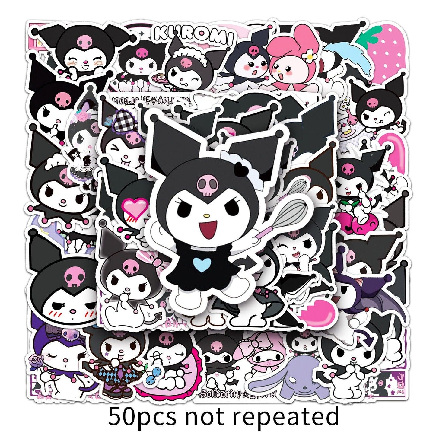 1049 (50 Kurome Animated Sanrio Stickers) - Memo Journals