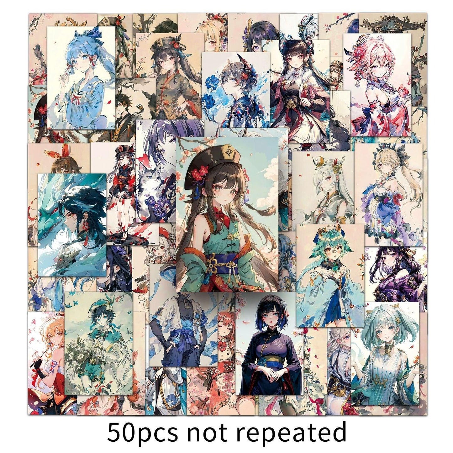 1048 (50 Game Character Stickers) - Memo Journals