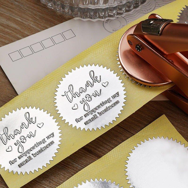 8002 Hand Vise Steel Stamp Embosser - Memo Journals