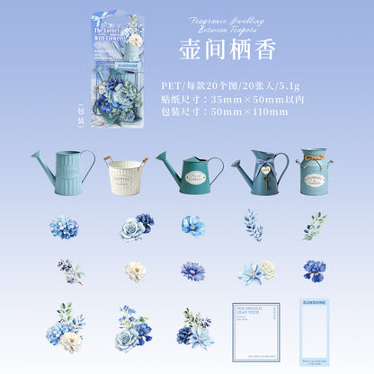 [2603-065] Modern Minimalist Floral Stickers 6 Styles