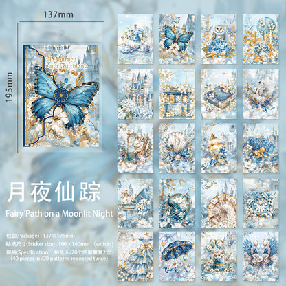 [2603-043] Fantasy Butterfly Ephemera Paper 6 Styles