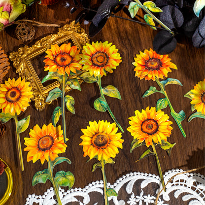 [2603-128] Floral Bouquet Journal Stickers 4 Styles