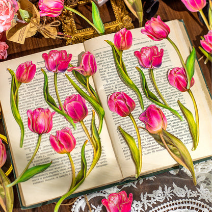 [2603-128] Floral Bouquet Journal Stickers 4 Styles