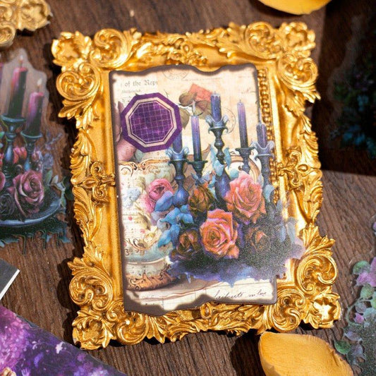 1008 Pet Sticker Pack, Gothic Manor Series, Vintage Journal Decoration - Memo Journals