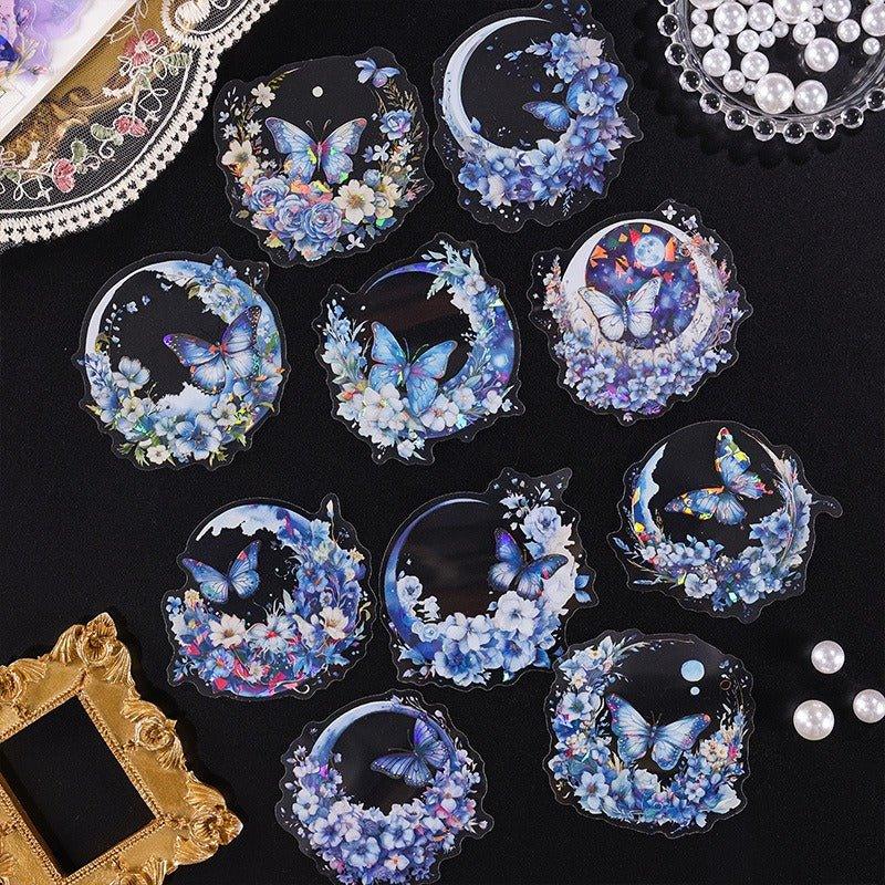 1018 Special oil PET sticker packs Xiangfu Flower Moon Series - Memo Journals
