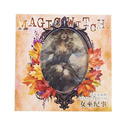 1027 PET Stickers Magic Witch Series - Memo Journals