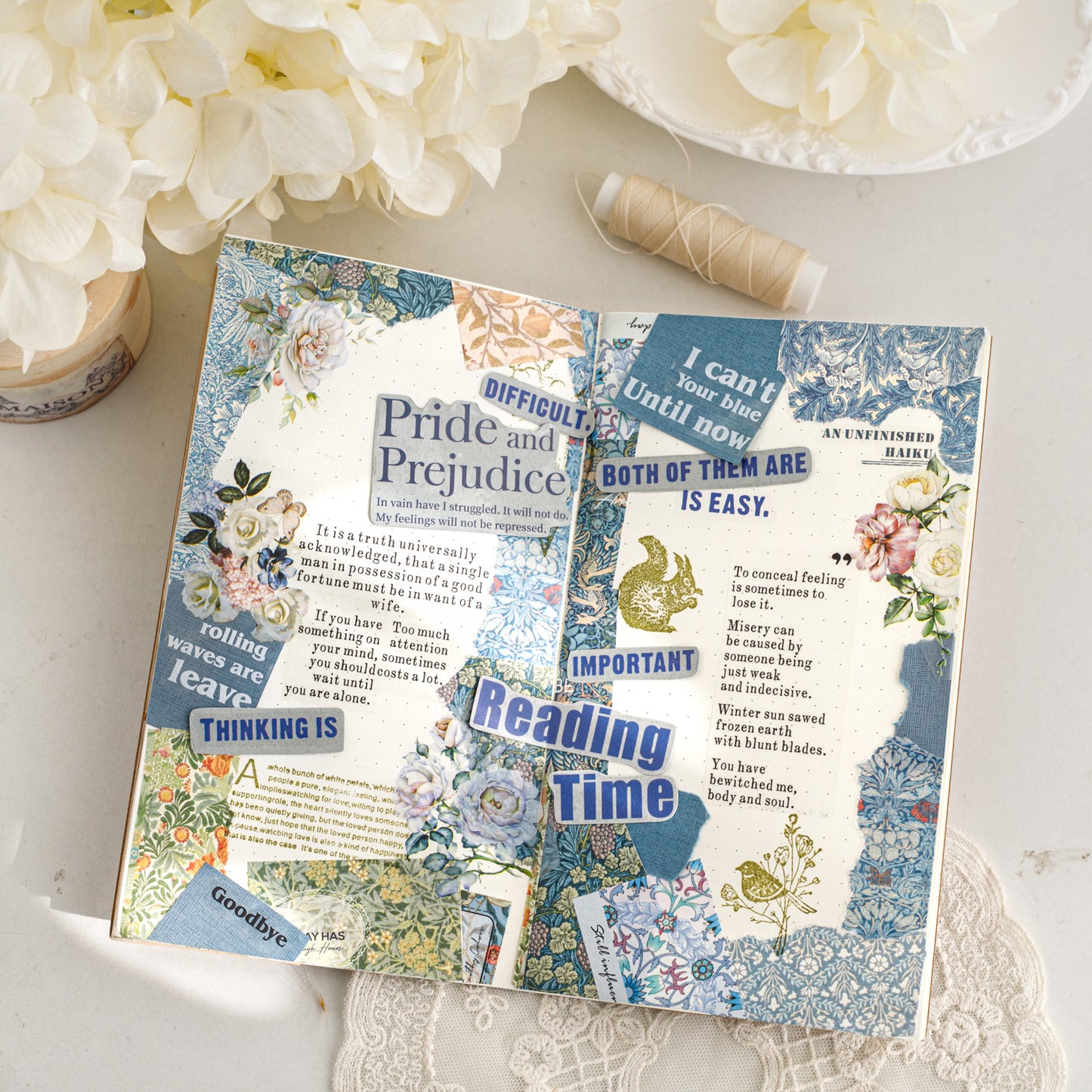 [2602-012] Vintage Floral Pattern PET Tape 4 Styles