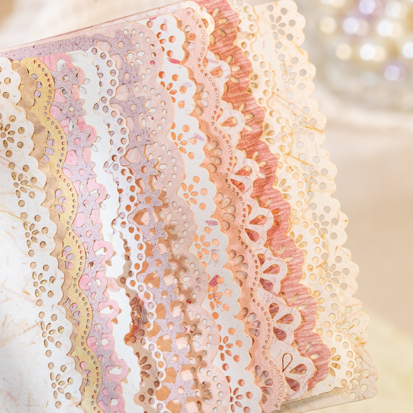 [2601-218] Misty Isles Journey Series M5 Vintage Lace Journal Paper Set 20 Sheets