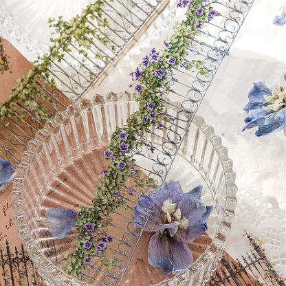 [2602-030] Floral Fence PET Background Stickers