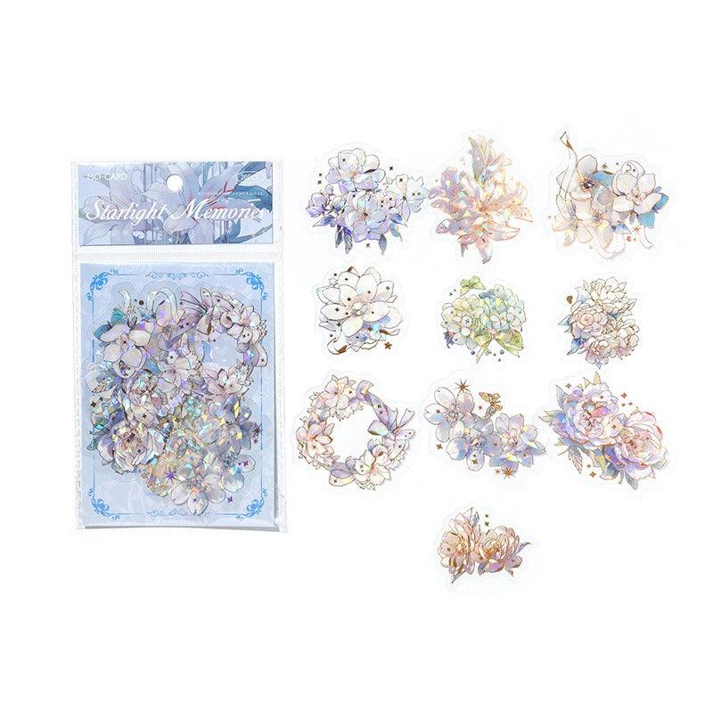 1181 PET Sticker Pack Boundless Flower Spectrum Series - Memo Journals