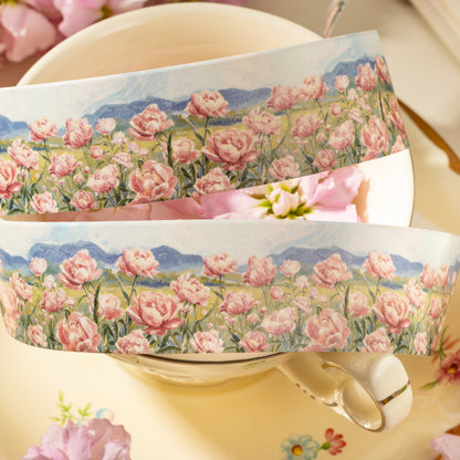 [2603-121] Floral Field Washi Tape 4 Styles