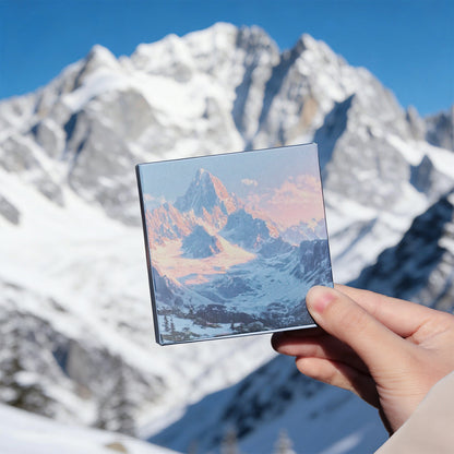 [2601-225] Winter Snow Exploration Series Journal Background Material Paper for Writing & Collage 24 Sheets 6 Styles