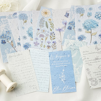 [2603-113] Botanical Journal Collage Paper 6 Styles