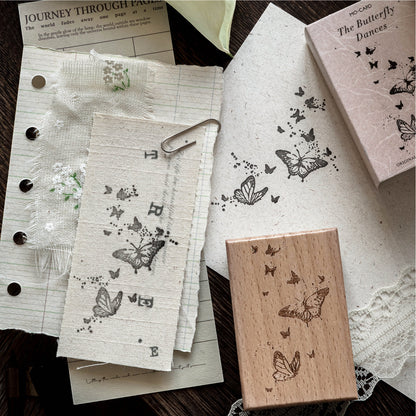 [2601-199] Moc Card Silent Mystery Wooden Stamps