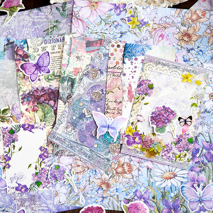 [2601-217] Emotion Collector Mixed Media Collage Stickers Pack