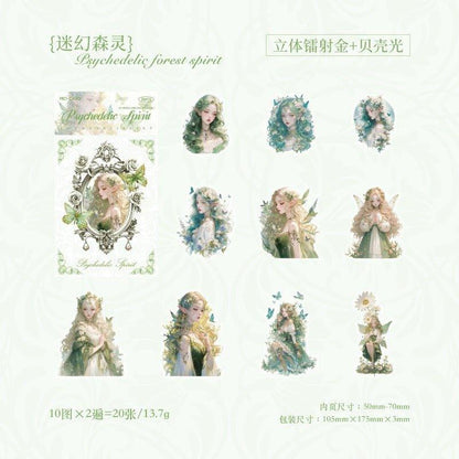 1101 PET Sticker Pack Boundless Elf Series - Memo Journals