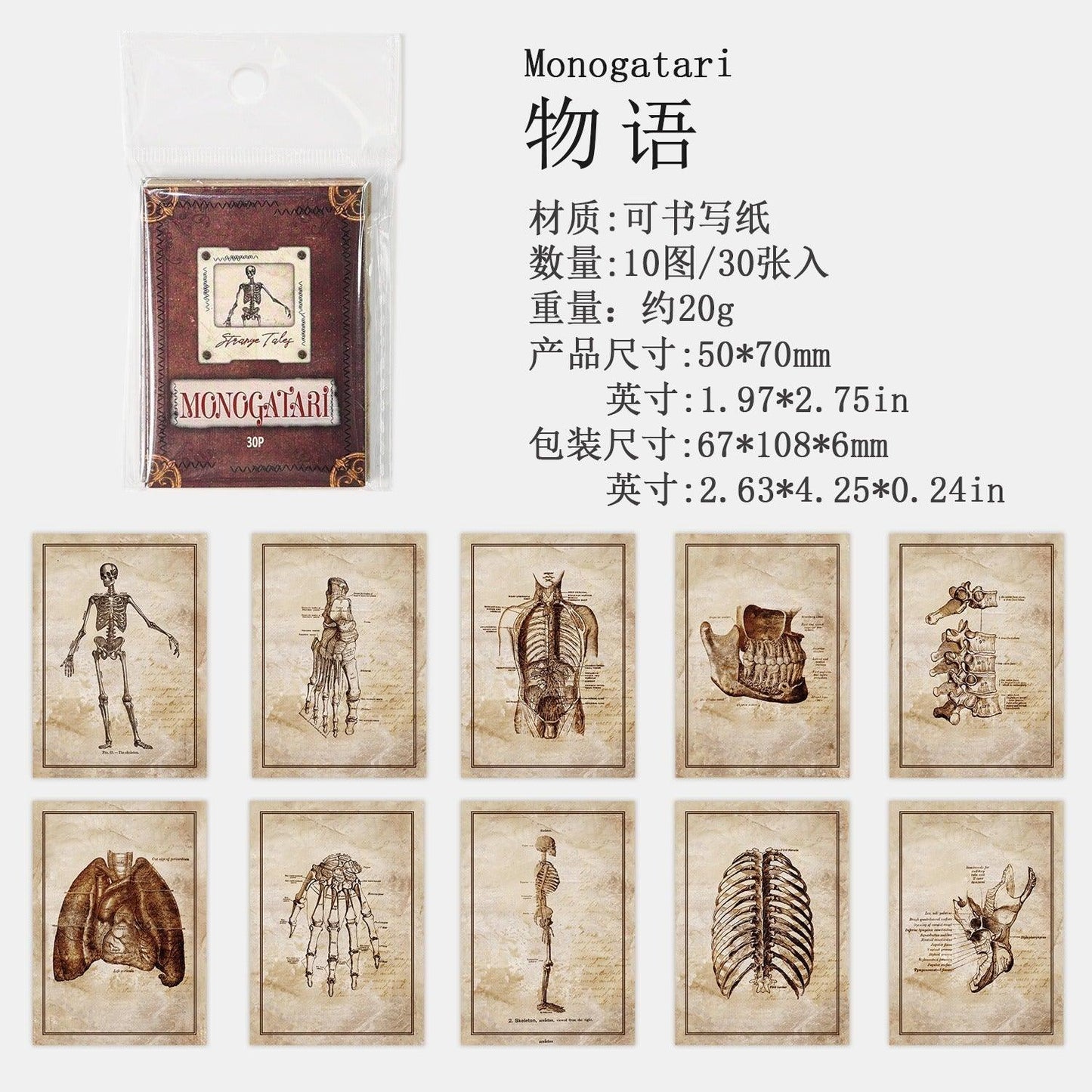 1120 Stickers Strange Story Series - Memo Journals