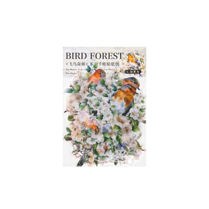 1140 Stickers Bird Forest Series - Memo Journals