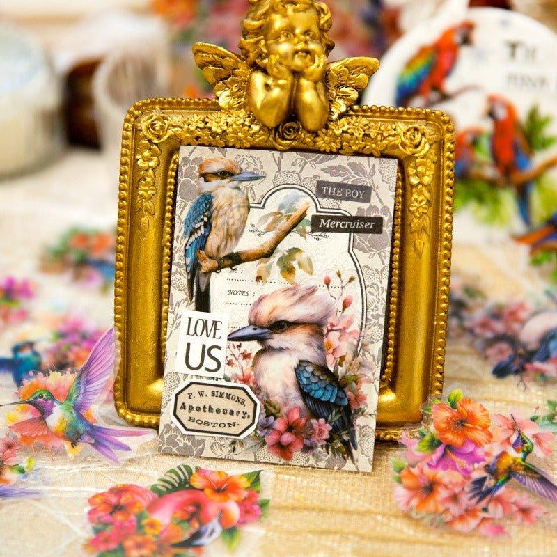 1140 Stickers Bird Forest Series - Memo Journals