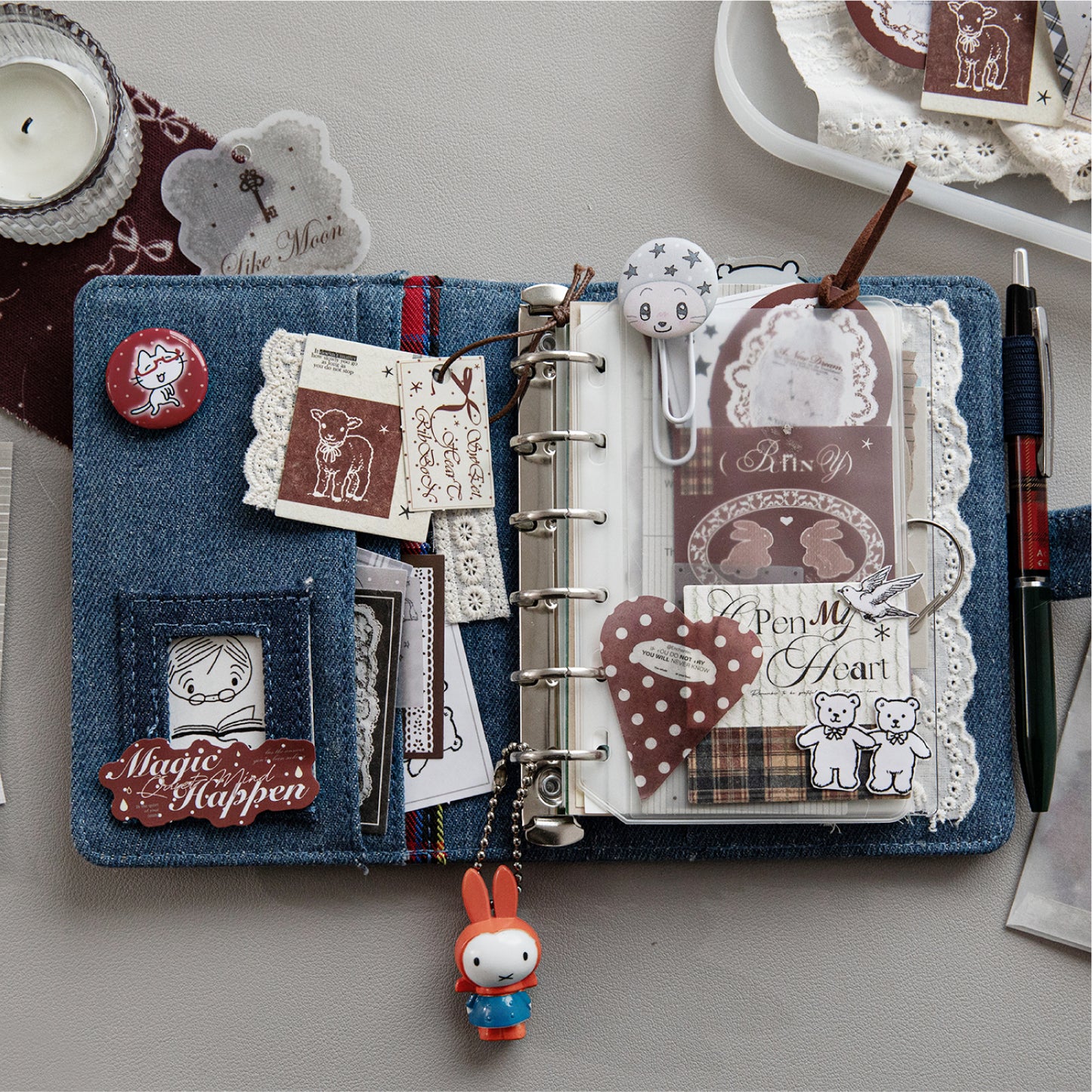 [2601-216] Neutral Tone Mixed Media Journal Pack