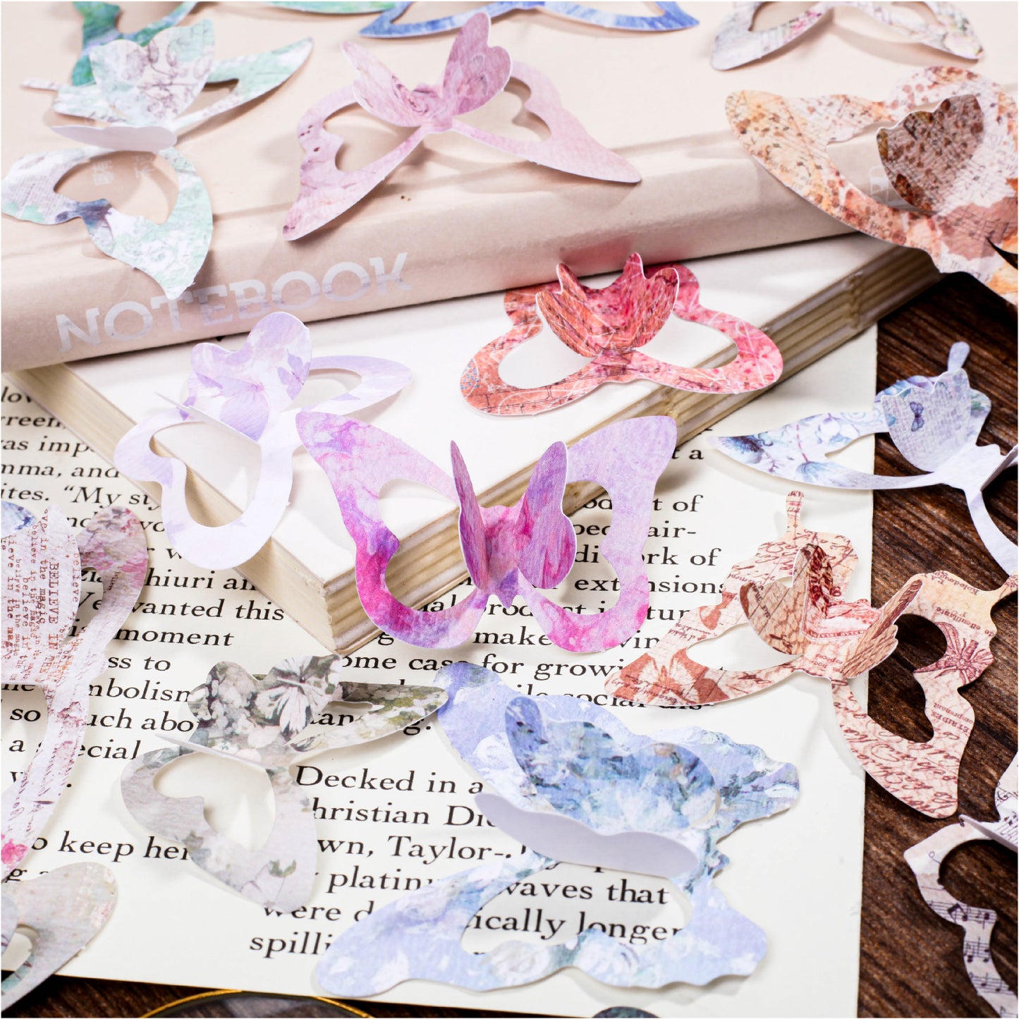 [2603-057] 3D Butterfly Ephemera Pack 20 Pieces