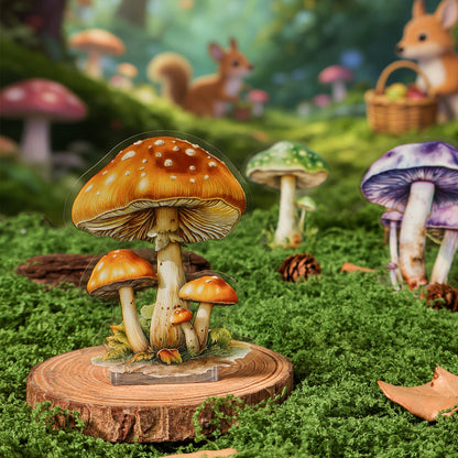 [2601-200] Dark Enchantment Mushroom House Story PET Stickers