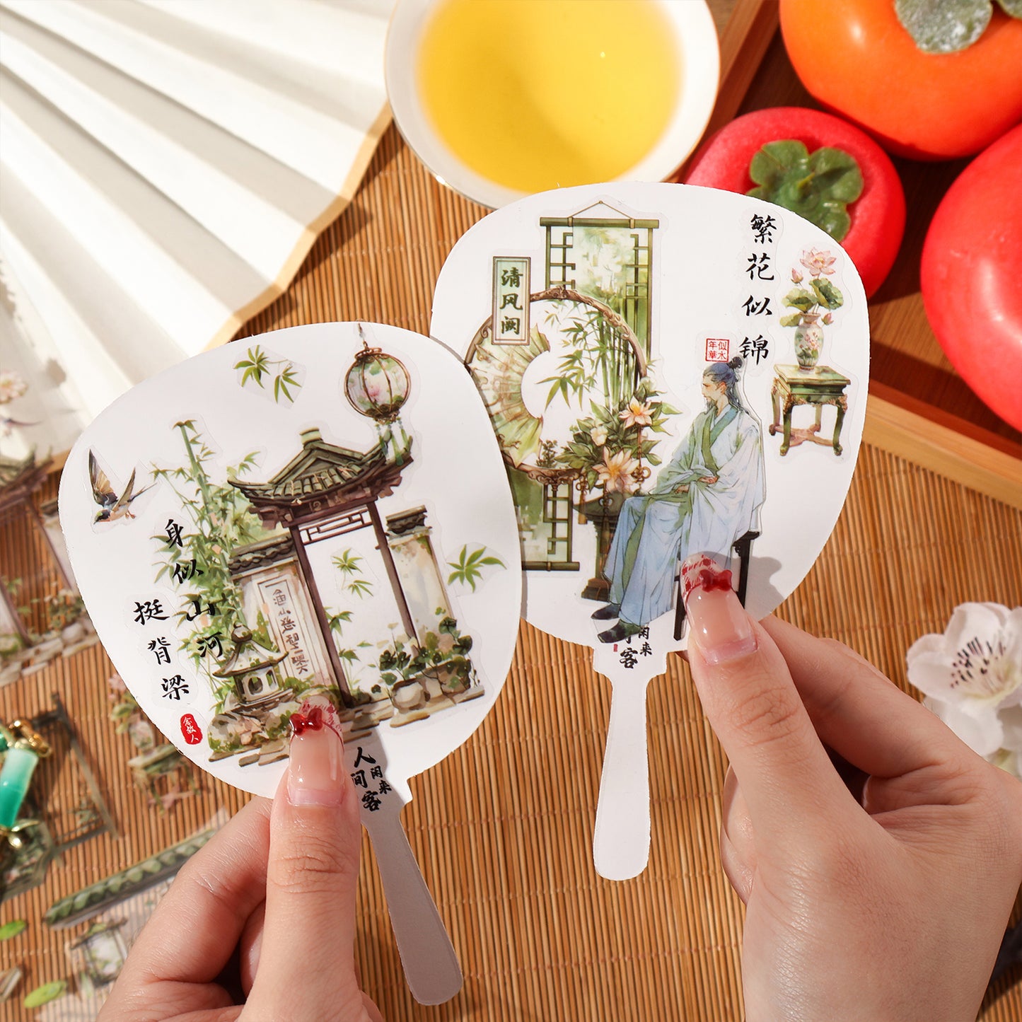 [2603-112] Chinese Seasonal Scene PET Tape 4 Styles