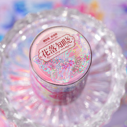 [2603-118] Butterfly Letter Iridescent PET Tape 4 Styles