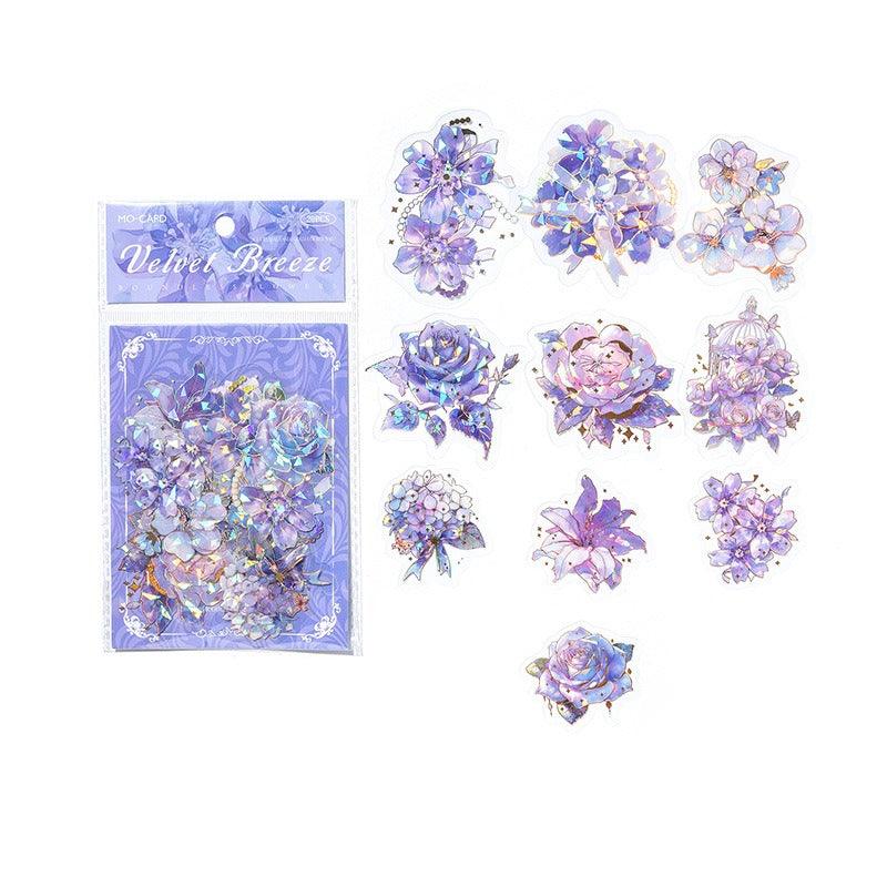 1181 PET Sticker Pack Boundless Flower Spectrum Series - Memo Journals