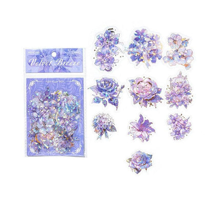 1181 PET Sticker Pack Boundless Flower Spectrum Series - Memo Journals