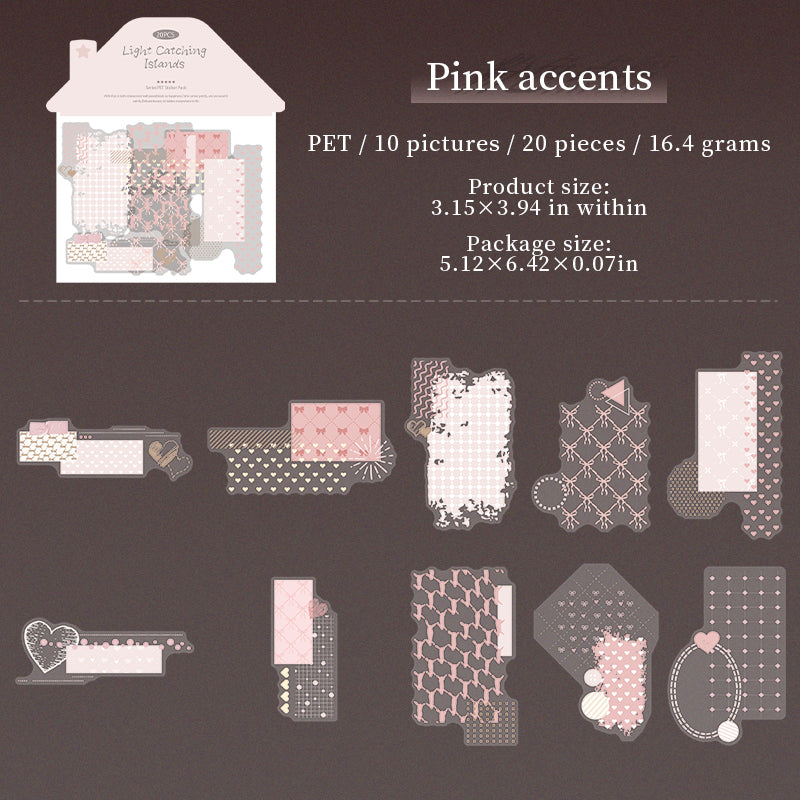 [2603-119] Minimal Girl PET Sticker Pack 6 Styles