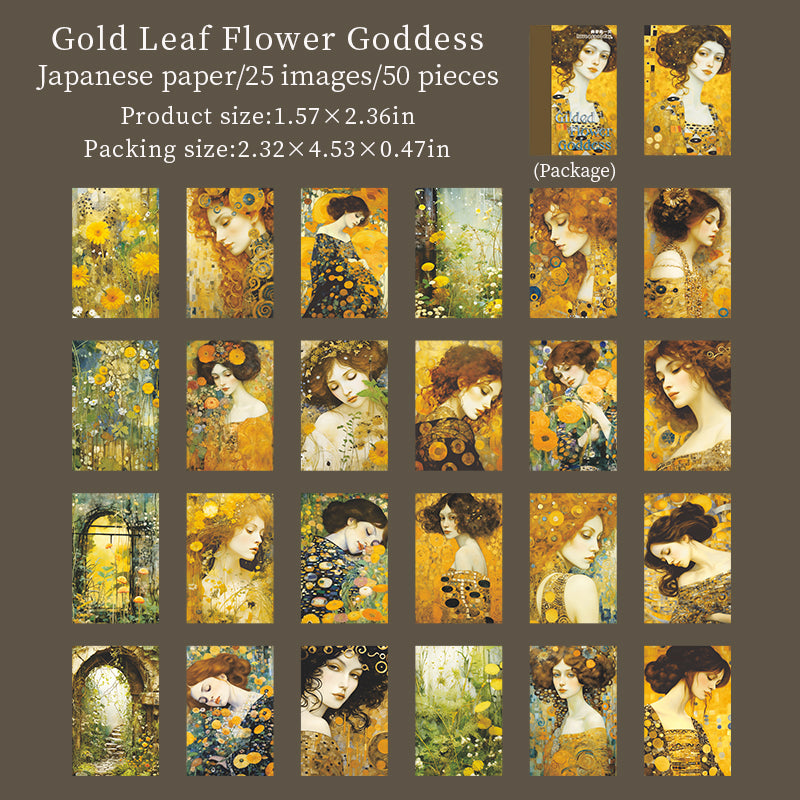 [2602-020] Gilded Flower Goddess Sticker Book 4 Styles