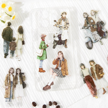 [2601-183] Street Corner Walkers Character Life Stickers Pack