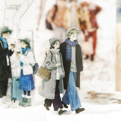 [2601-183] Street Corner Walkers Character Life Stickers Pack