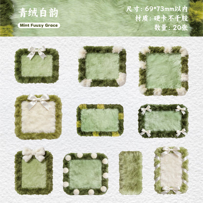 [2603-107] Embroidered Patch Journal Collage Stickers 6 Styles