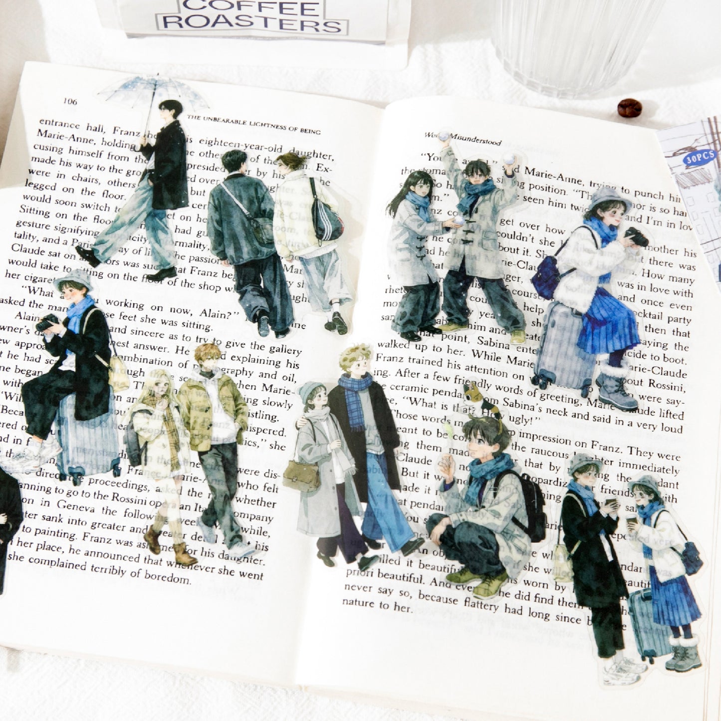 [2601-183] Street Corner Walkers Character Life Stickers Pack