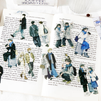 [2601-183] Street Corner Walkers Character Life Stickers Pack