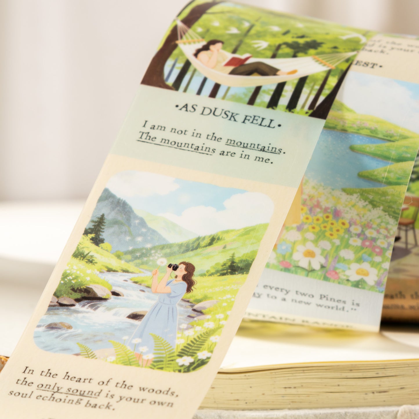 [2603-071] Vacation Theme PET Die Cut Tape 6 Styles