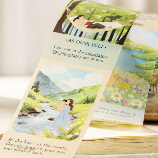 [2603-071] Vacation Theme PET Die Cut Tape 6 Styles